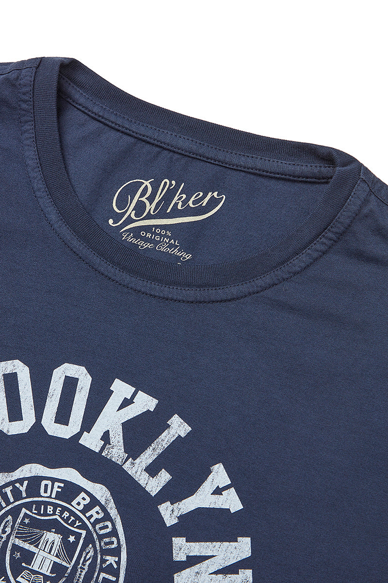 【B’lKER】 カレッジロゴロゴTシャツ / Col：NAVY