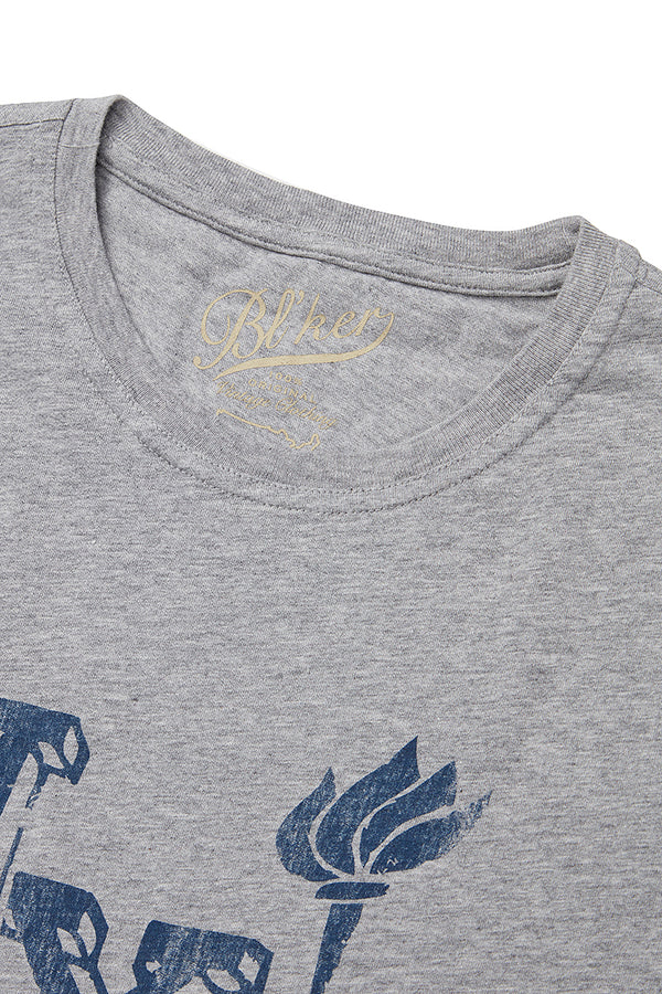 【B’lKER】 ヴィンテージロゴTシャツ / Col：M.GREY グレー