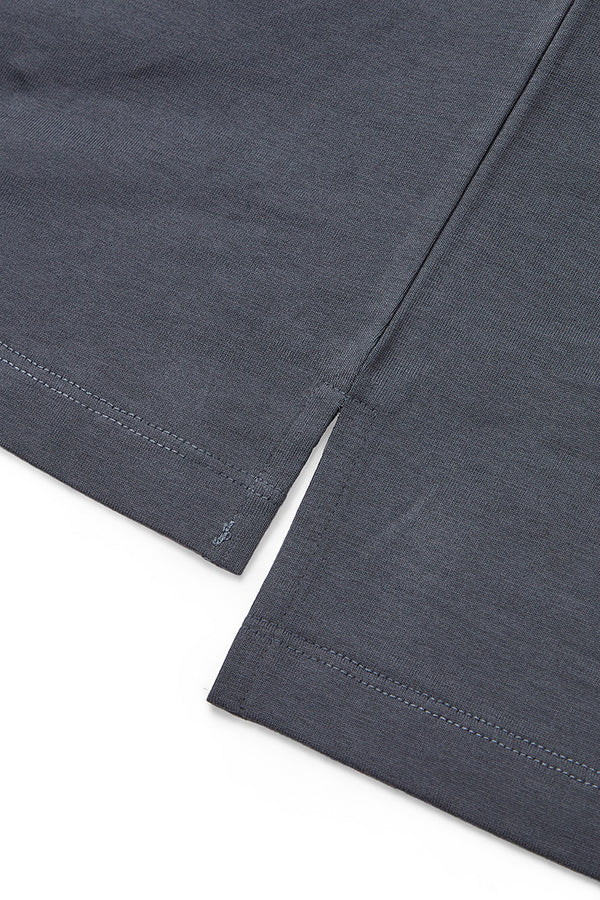 【REIGN】シルケットTシャツ / Col：PIETRA グレー系