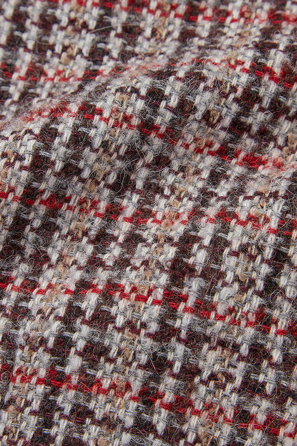 OFF123 ガンクラブチェックパターンジレ / COL：VAR3 レッド系