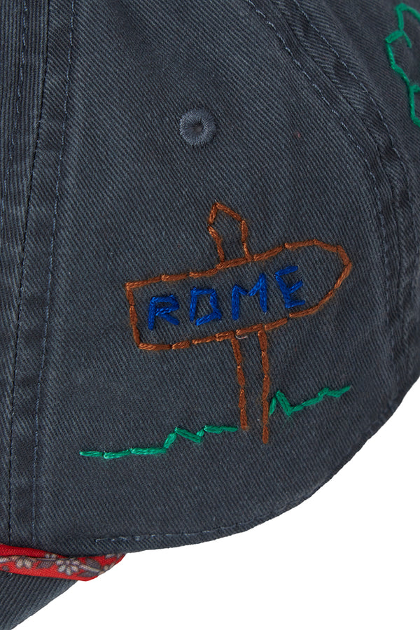 HAT ハンドステッチキャップ / NAVY ネイビー