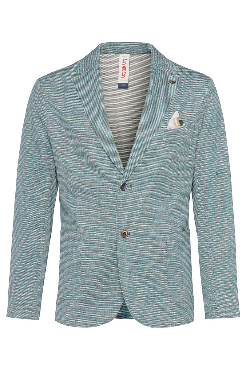 EASYX585 バーズアイプリントジャケット / MOSTARADA マスタード