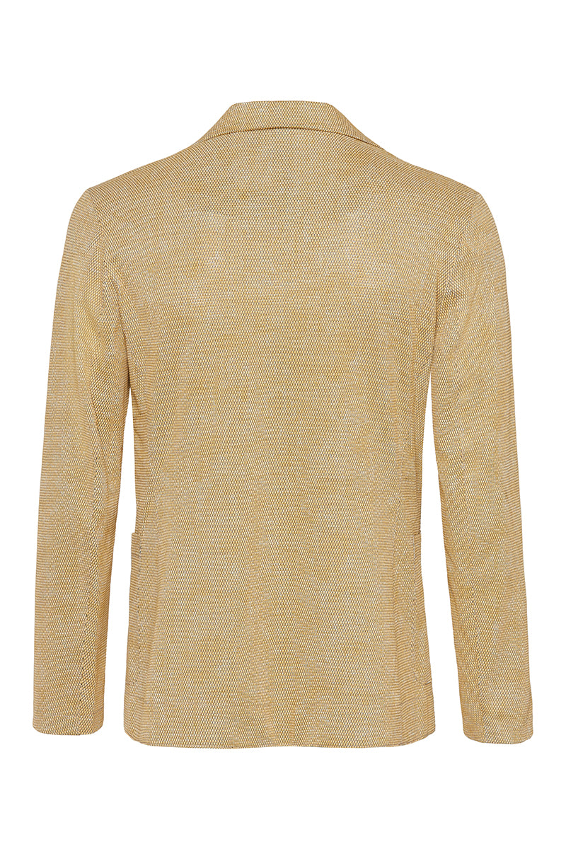 EASYX585 バーズアイプリントジャケット / MOSTARADA マスタード