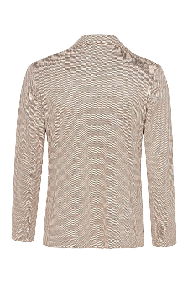 EASYX585 バーズアイプリントジャケット/ ROSA ピンク系