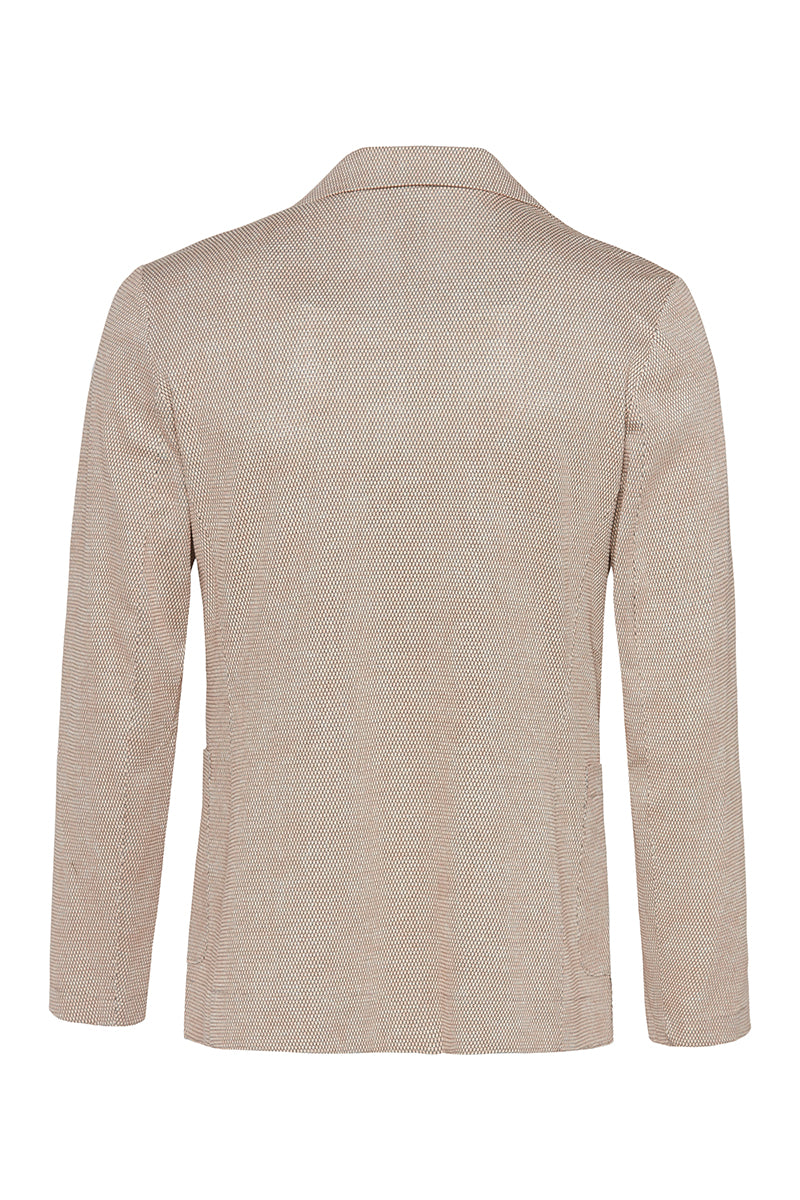 EASYX585 バーズアイプリントジャケット/ ROSA ピンク系