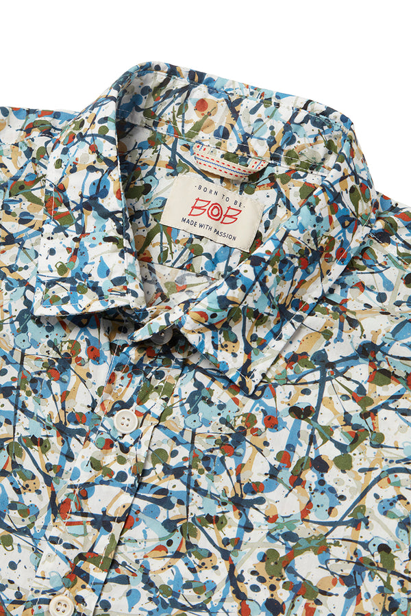 TUTOR504 アートプリントシャツ / UNICA マルチカラー