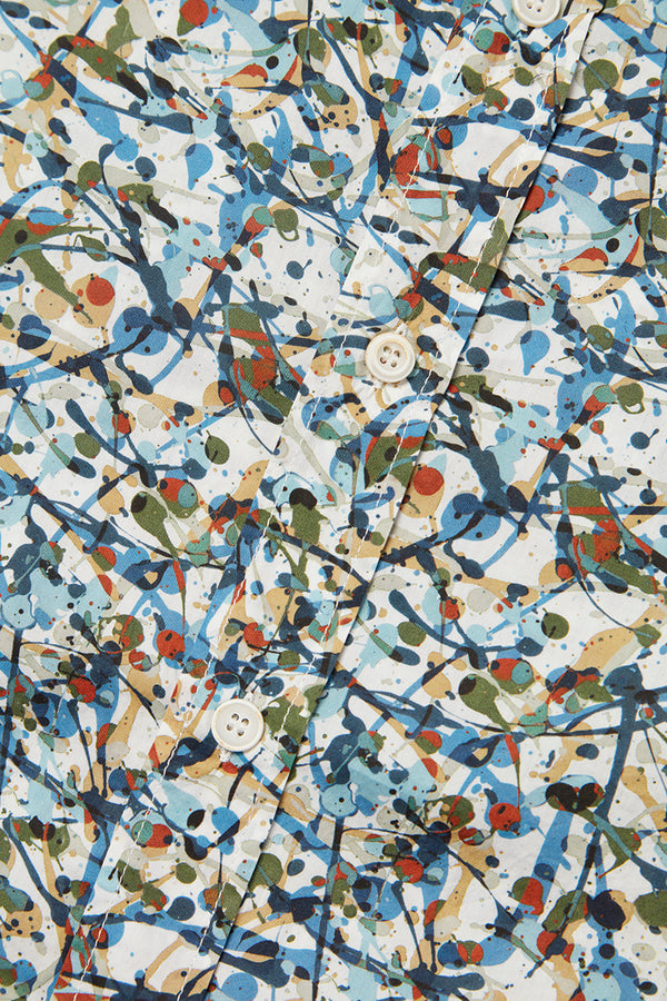 TUTOR504 アートプリントシャツ / UNICA マルチカラー