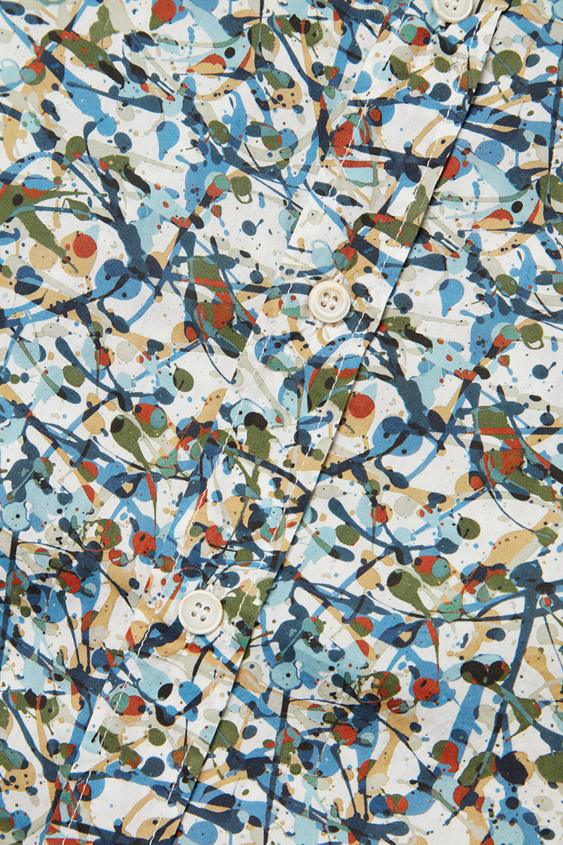 TUTOR504 アートプリントシャツ / UNICA マルチカラー