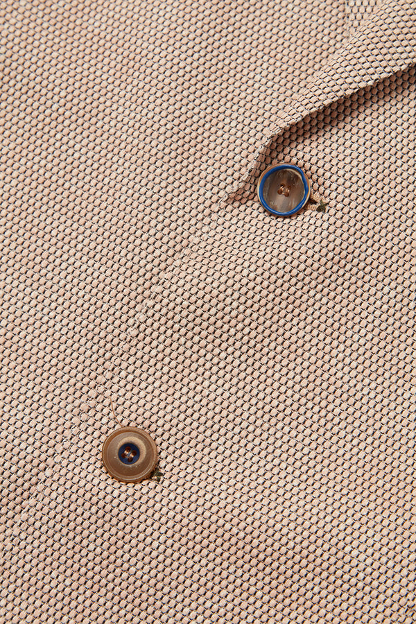 EASYX585 バーズアイプリントジャケット/ ROSA ピンク系