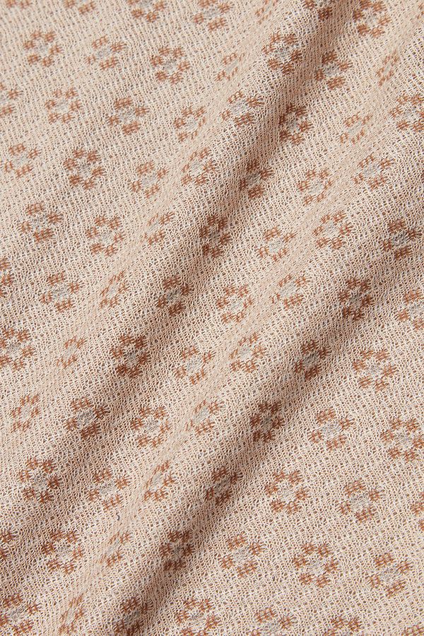 JAKE571 フラワープリントパターンジャケット / NOCE ウォールナットブラウン