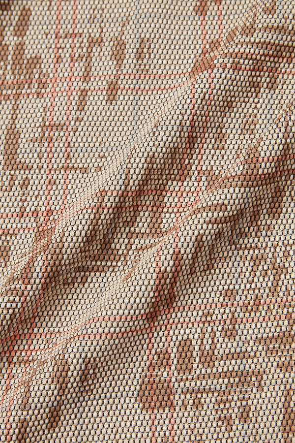 PICKY584 カスリ調グレンチェックジャケット / VAR2 ベージュ