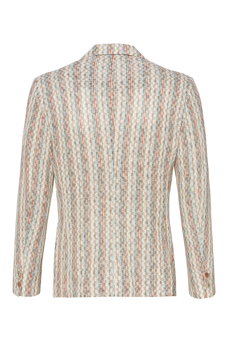 SLIGHT578 ラッセルストライプジャケット / VAR1 ベージュベース