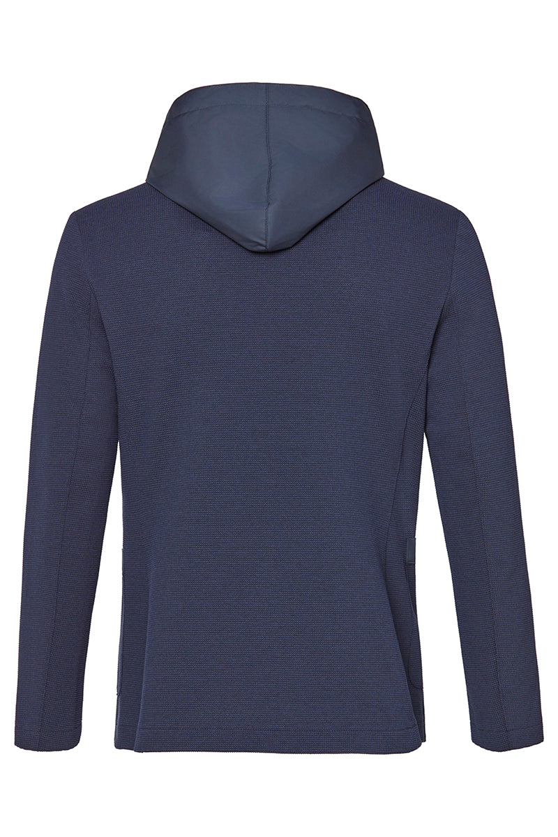 MICK581 日本別注 コットンブレンド・デタッチャブルフーディッドジャケット / NAVY ネイビー系