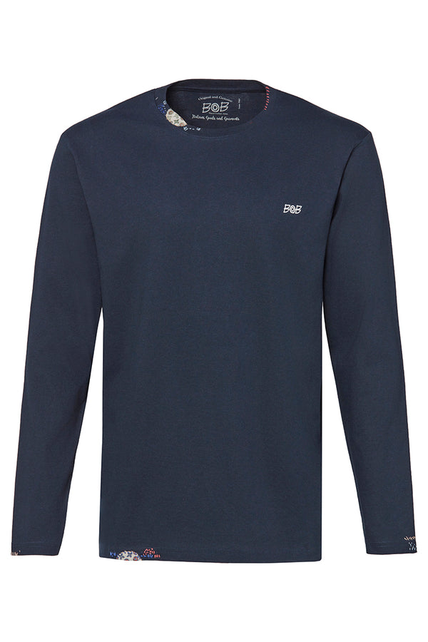 DALLAS 日本別注 ワンポイントロゴロングTEE / BLU ネイビー系