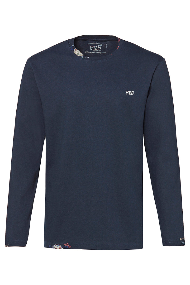 DALLAS 日本別注 ワンポイントロゴロングTEE / BLU ネイビー系