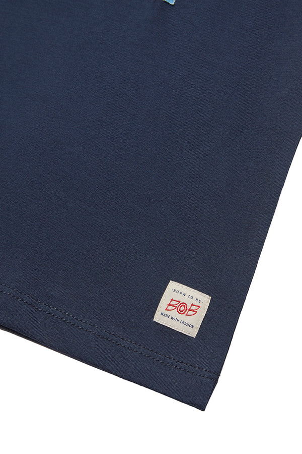 COCKTAIL カクテルレシピTシャツ / BLU ネイビー
