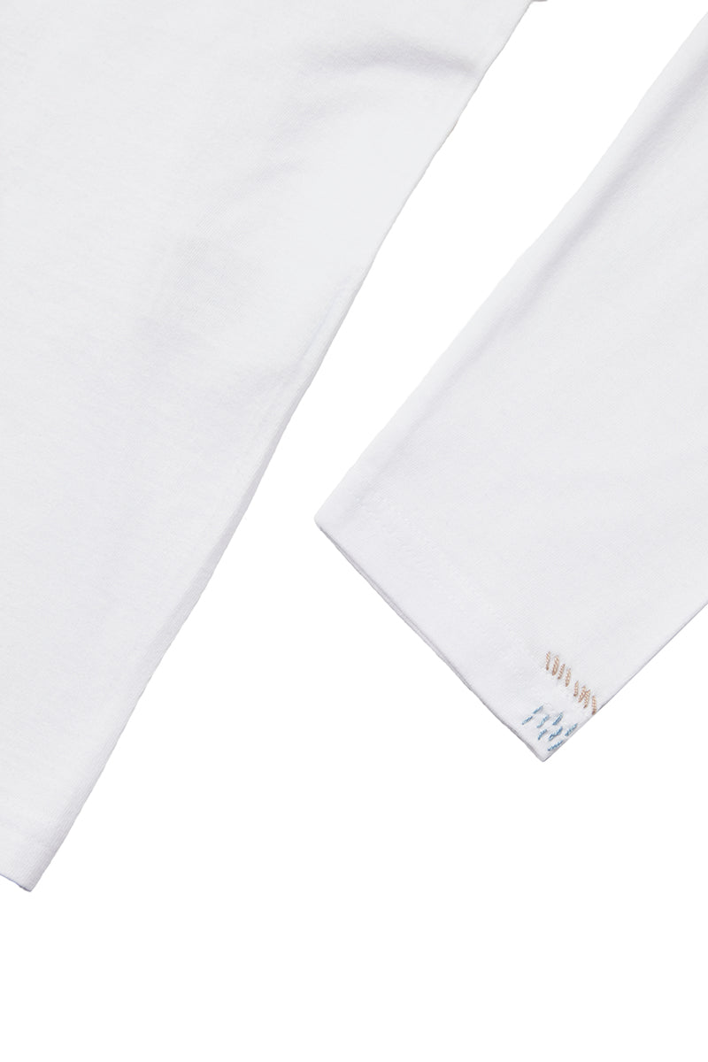 DALLAS 日本別注 ワンポイントロゴロングTEE  / BIANCO ホワイト系