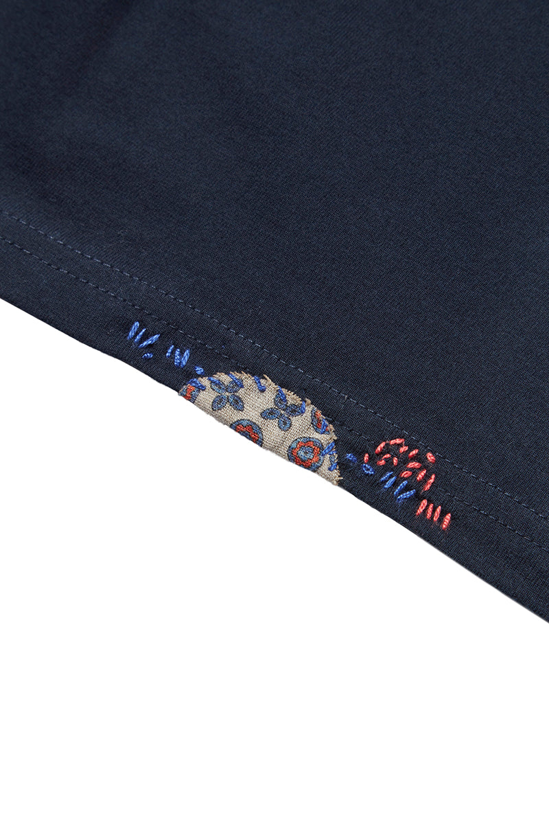 DALLAS 日本別注 ワンポイントロゴロングTEE / BLU ネイビー系