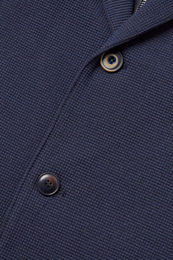 MICK581 日本別注 コットンブレンド・デタッチャブルフーディッドジャケット / NAVY ネイビー系