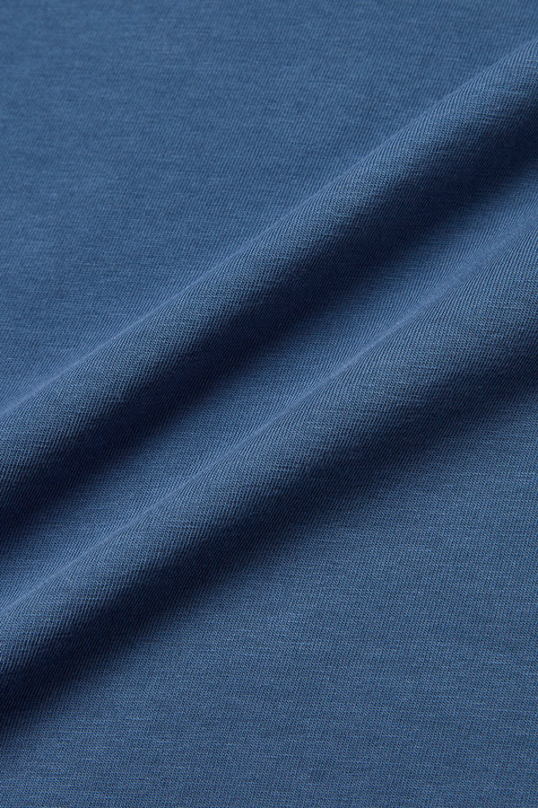 MALIBU パッチワークTシャツ / INCHIOSTRO ディープブルー