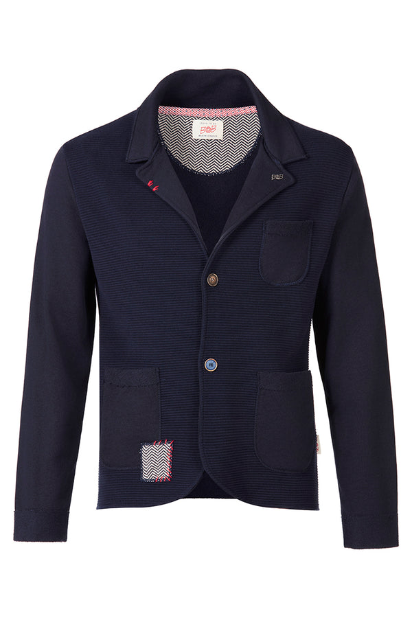KAOS 日本別注 ラフエッジ・ディテール コットンパッチワークジャケット / GRIGIO グレー