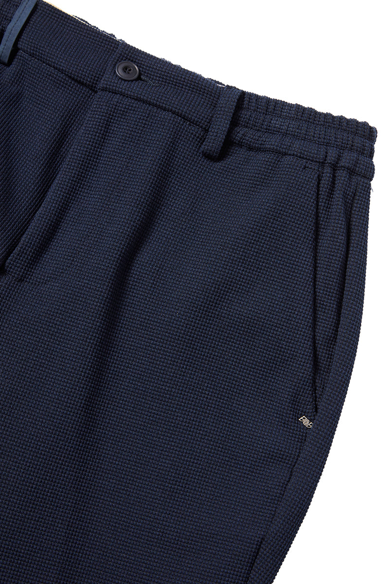 RUN581 日本別注 コットンブレンド・コンフォート テーパードパンツ / NAVY ネイビー系