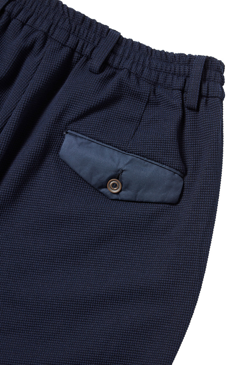 RUN581 日本別注 コットンブレンド・コンフォート テーパードパンツ / NAVY ネイビー系