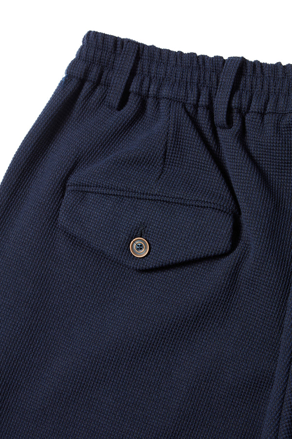 RUN581 日本別注 コットンブレンド・コンフォート テーパードパンツ / NAVY ネイビー系
