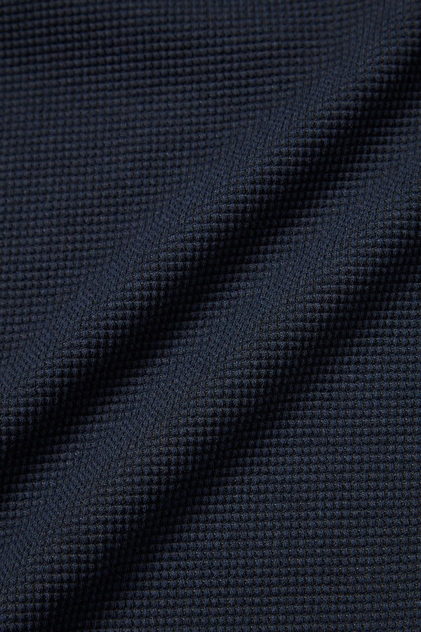 RUN581 日本別注 コットンブレンド・コンフォート テーパードパンツ / NAVY ネイビー系
