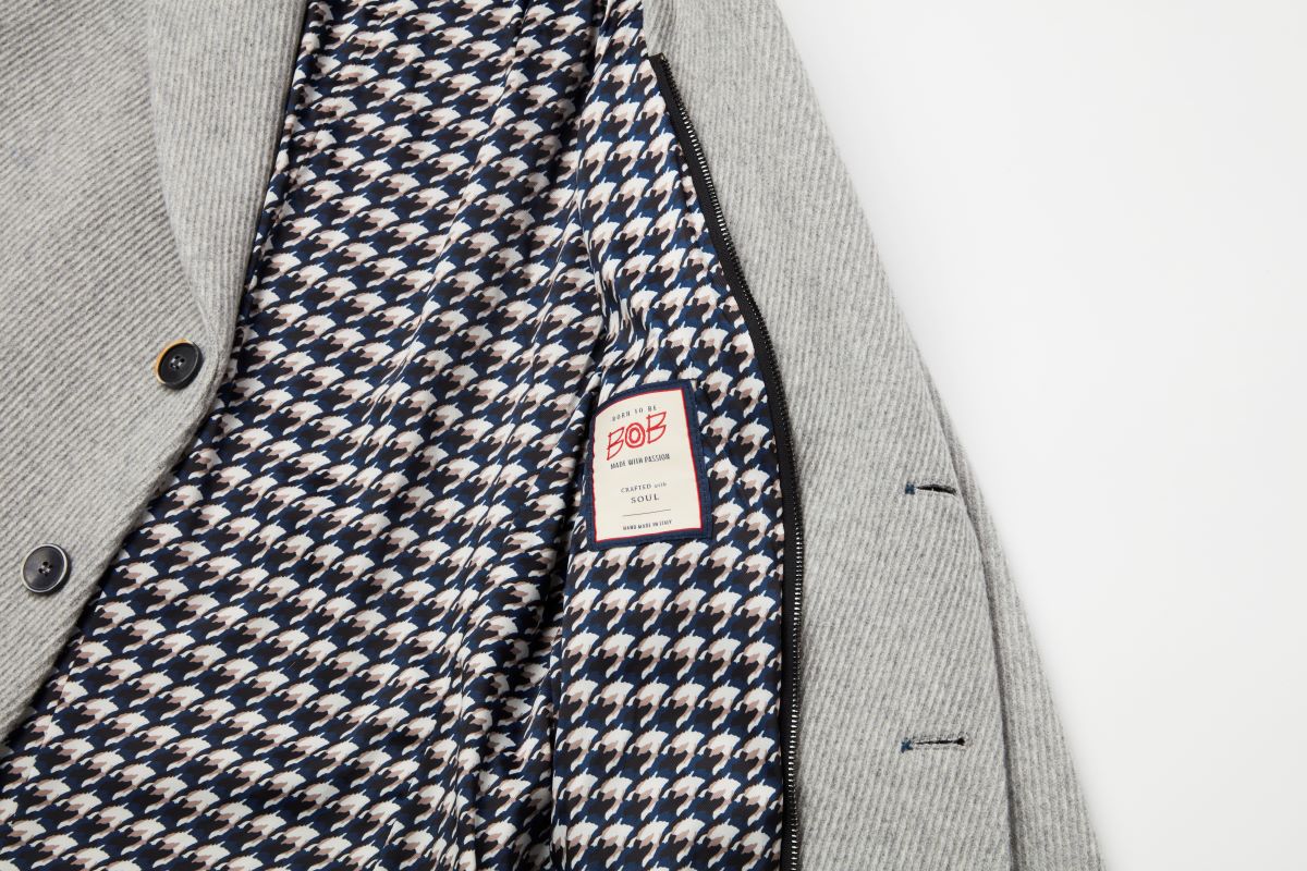 BOTT HOUNDSTOOTH HOODED SCARF （BOTT うれしく HOUNDSTOOTH