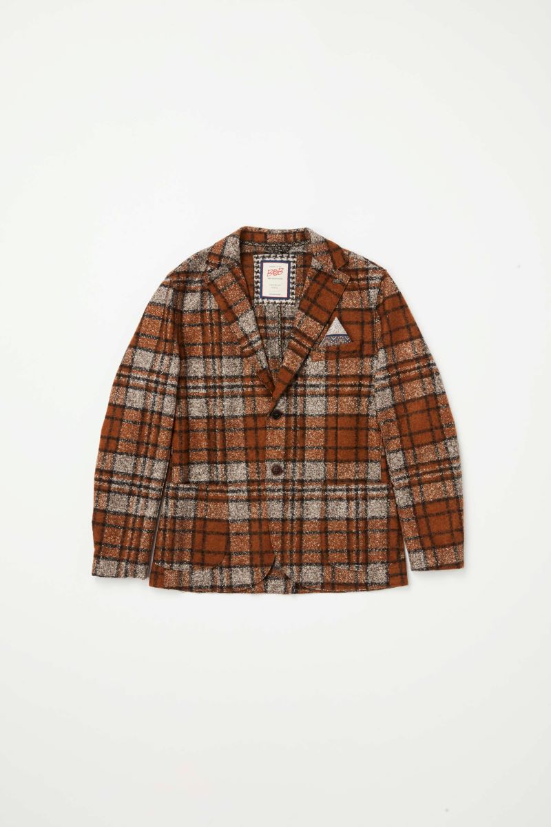 【24AW】Tartan Check Wool Jacket 074741126 BOB MARD359JP / VAR2