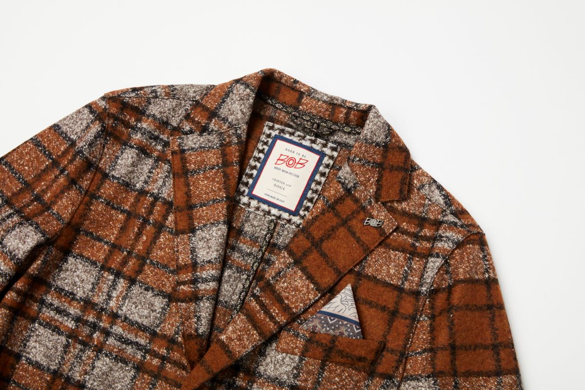 【24AW】Tartan Check Wool Jacket MARD359JP №074741126 / VAR2 ブルー系