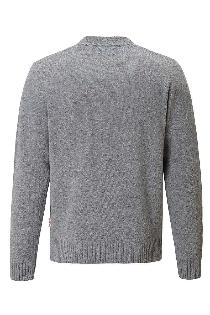 SCOTT ハンドステッチヴィンテージモチーフニット / COL：GRIGIO グレー系