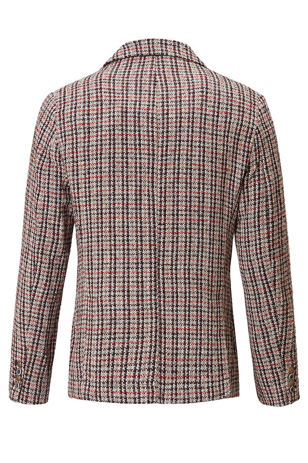 POCK123T ガンクラブチェックパターンジャケット / Col：VAR1 レッド系