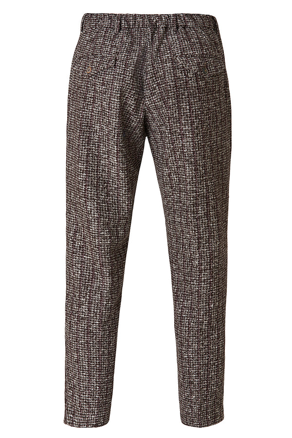 RUN203シャドーストライプウールパンツ / COL：VAR1 グレー系