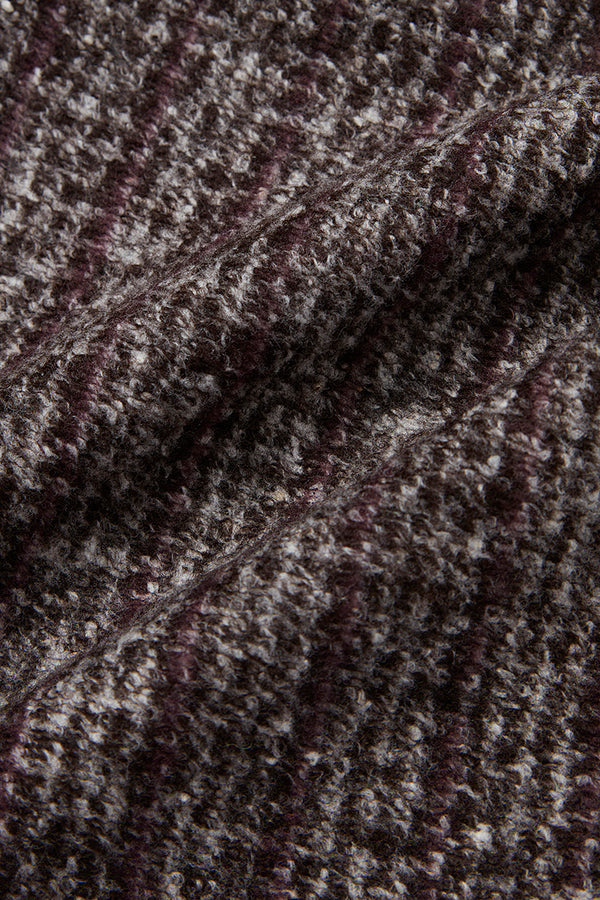 RUN203シャドーストライプウールパンツ / COL：VAR2 ベージュ系