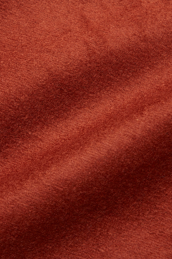 AND153 ボンディングチェスターコート / COL：RUGGINE オレンジ系