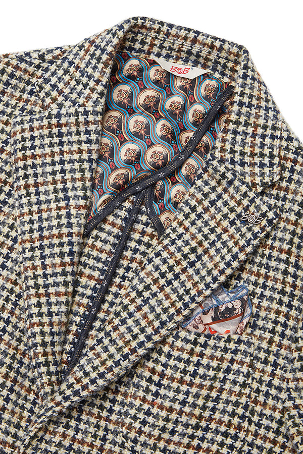 POCK123T ガンクラブチェックパターンジャケット / Col：VAR3 グリーン系