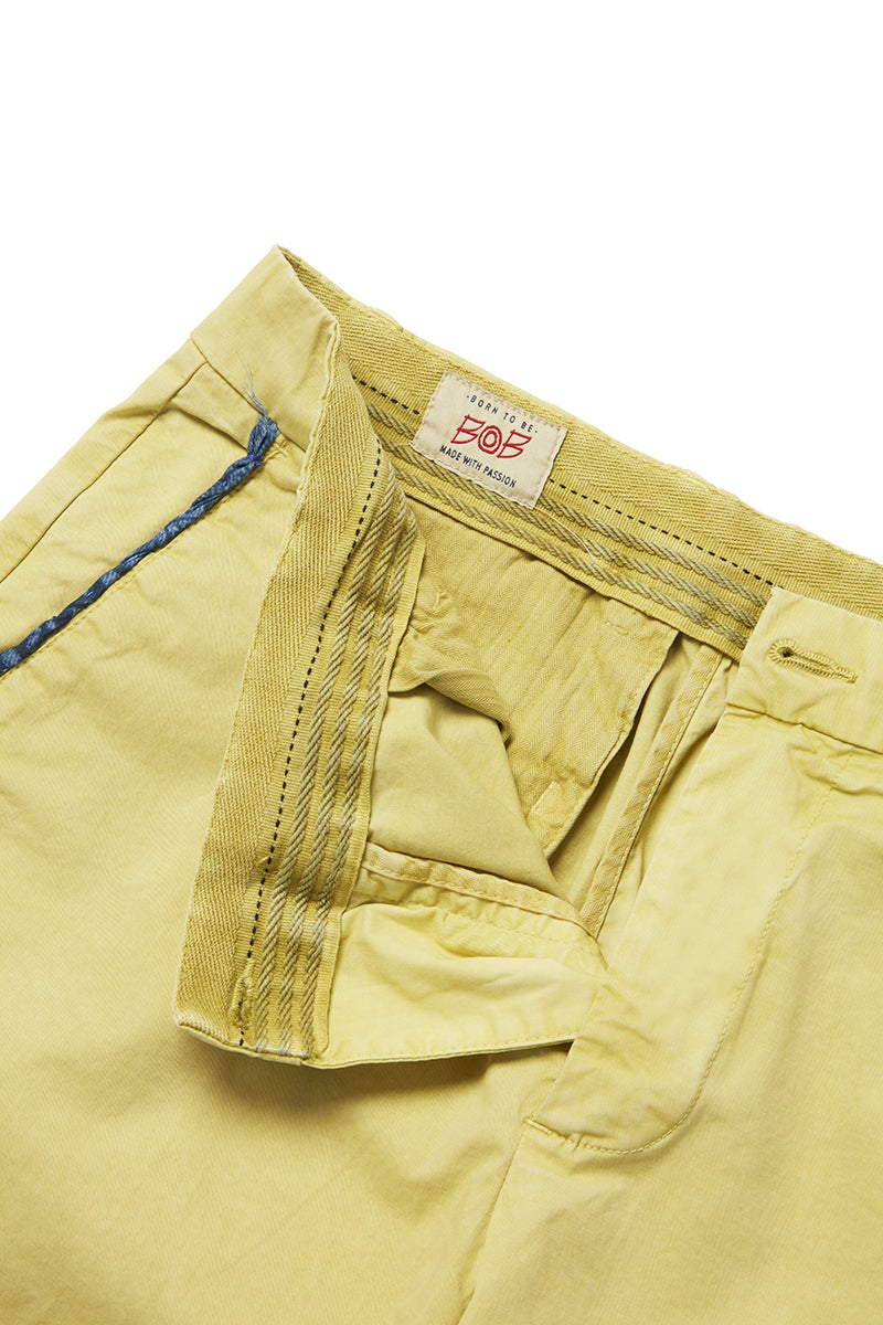 OUT523 チノショートパンツ / CEDRO レモンイエロー BOB JAPAN