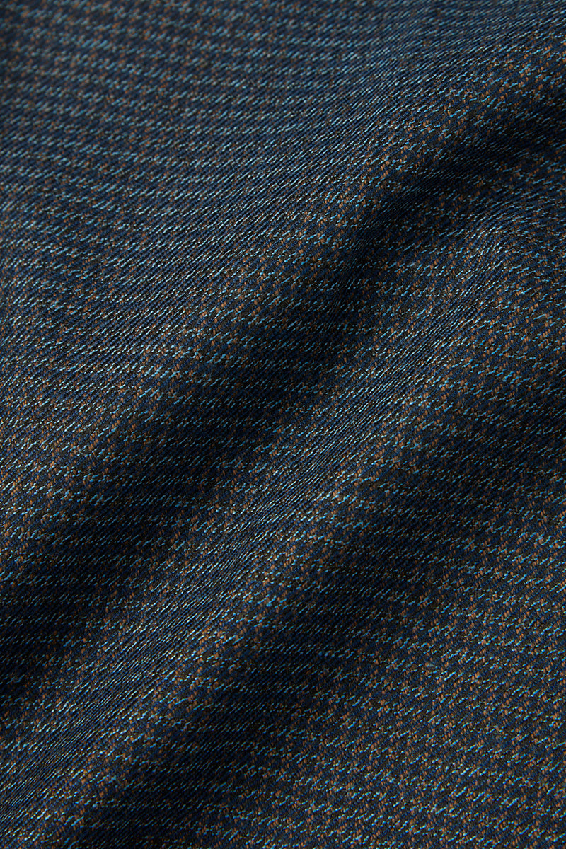 BARBATI ワンタッックマイクロパターントラウザーズ(P-VYTO 225692) / BLU