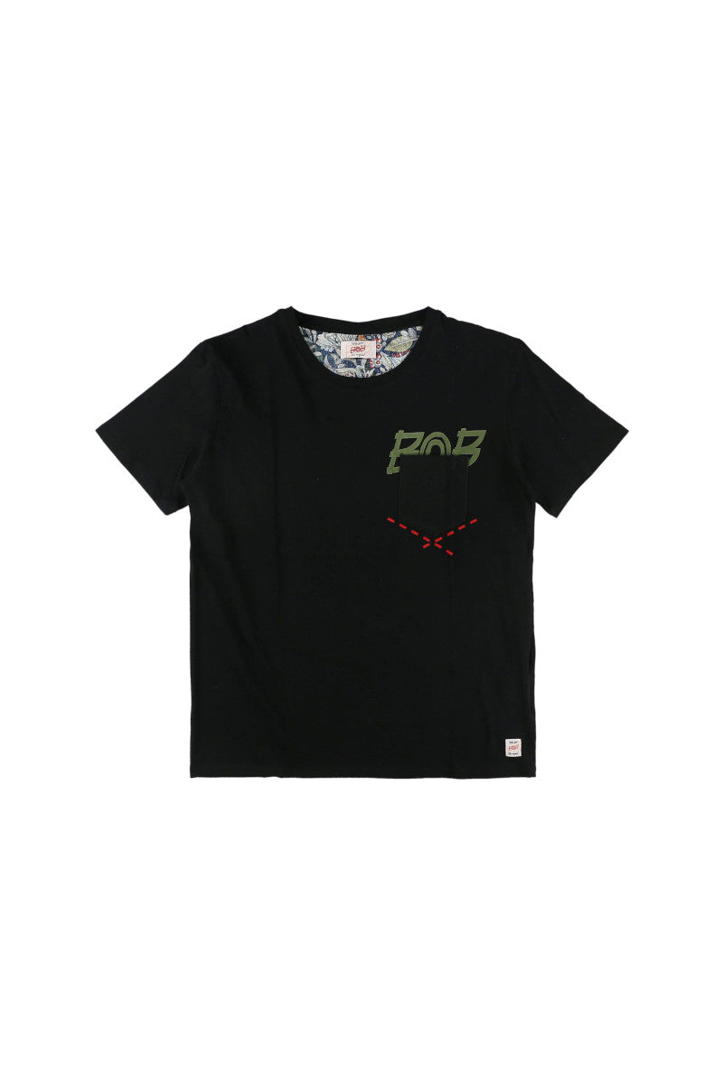BOBロゴTシャツ / Col：NERO