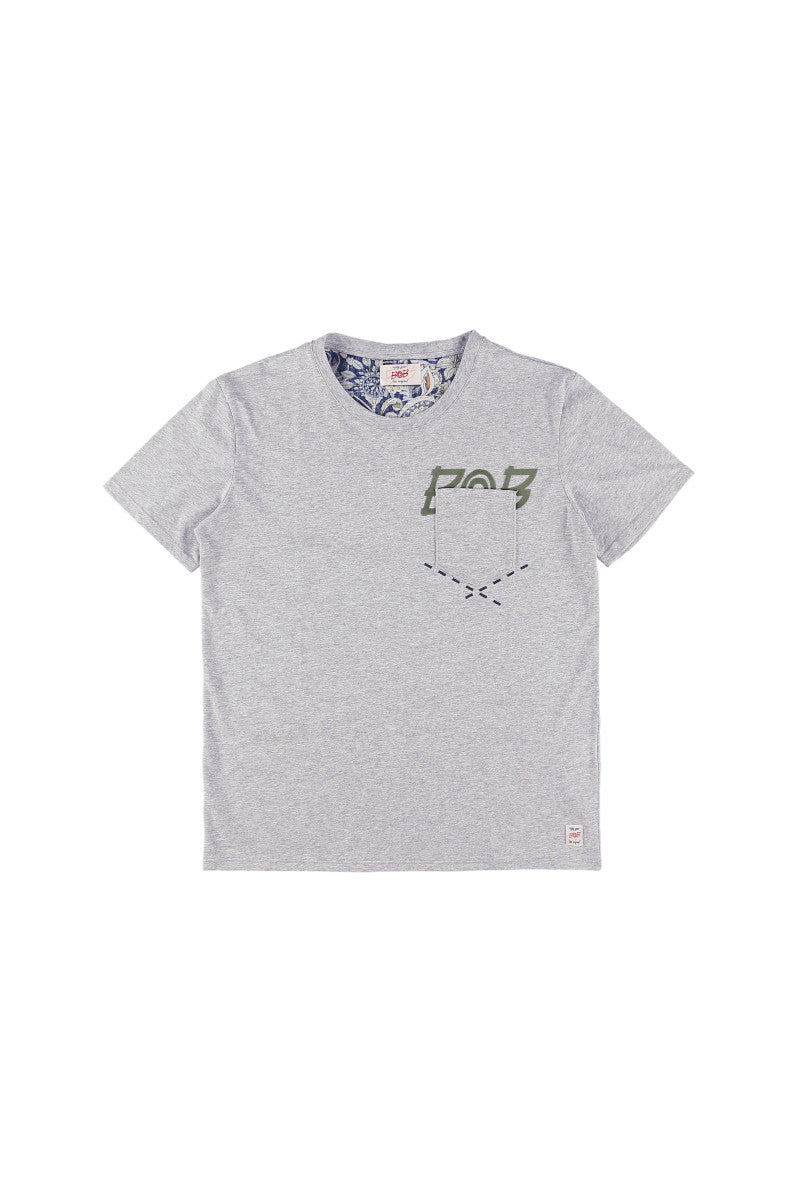 BOBロゴTシャツ / Col：GRIGIO