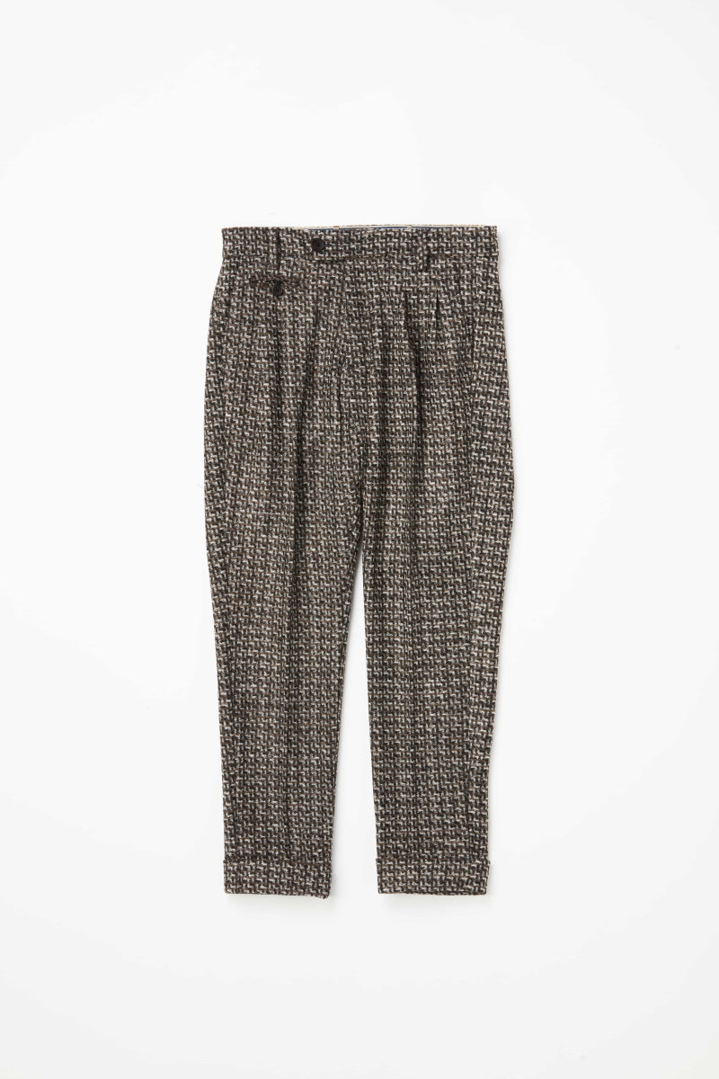 【24AW】Geometric Pattern Pants BANG356 №074741401 / VAR1 グレー系