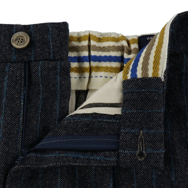 ワンタックストライプパンツ / Col：ROSA ベージュ系