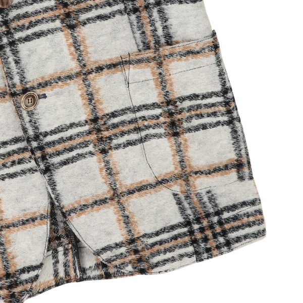 タータンチェックジャケット / COL：VAR1 ホワイト系