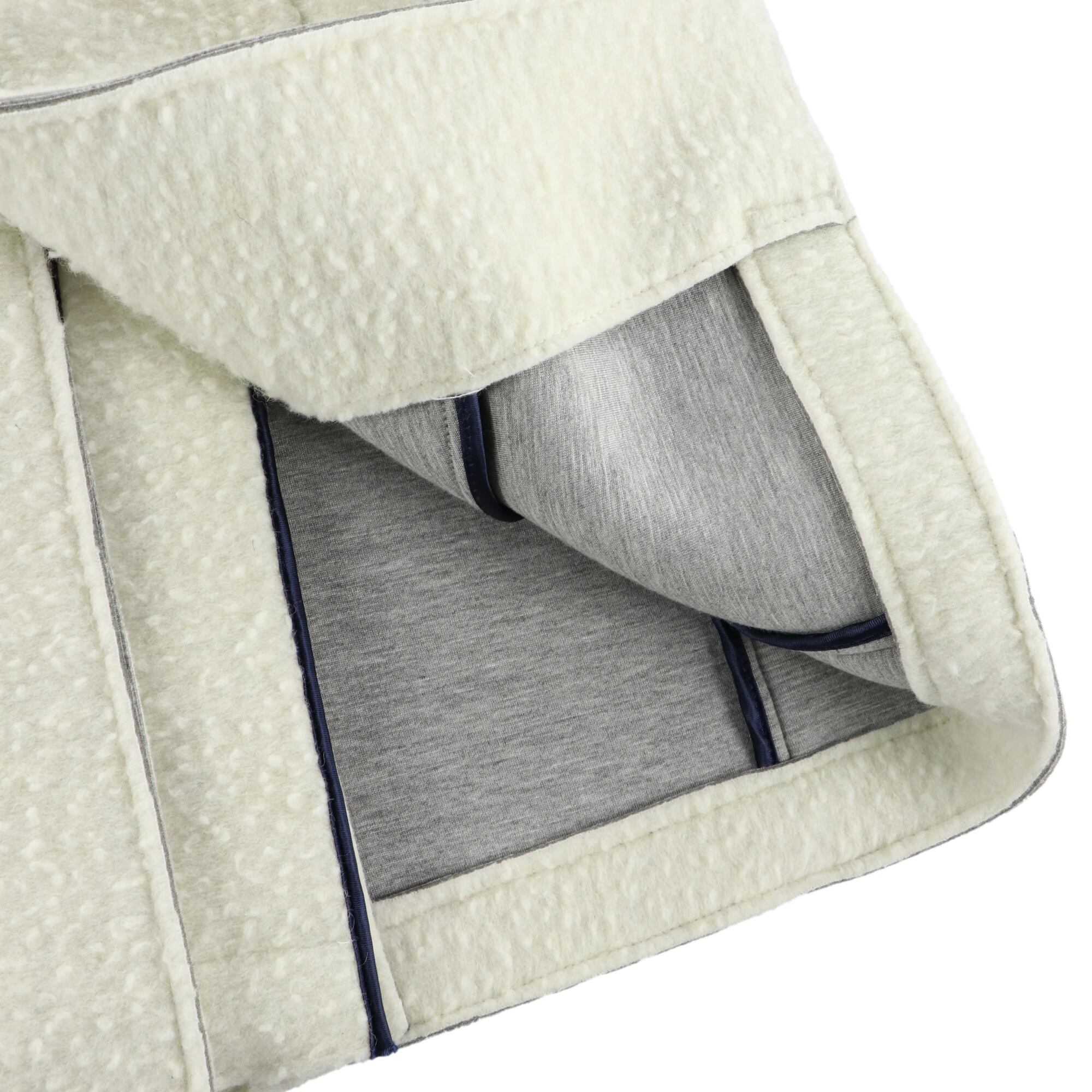 ナッピングボンディングチェスターコート / COL：ROYAL ブルー系 BOB JAPAN