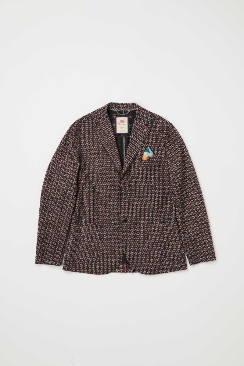 【24AW】Geometric pattern Jacket MARD357JP №074741125 / VAR2 ブラウン系