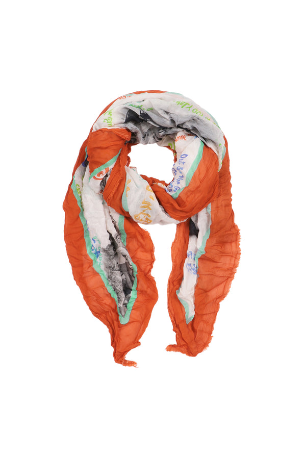 プリントストール / Col：VAR280 オレンジ系