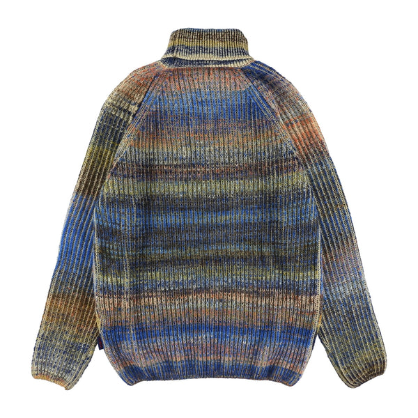 タートルネックグラデーションニット / COL：VAR2 ブラウン系