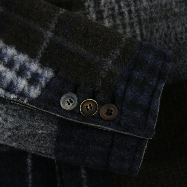 クレイジーパターン ステンカラーコート / COL：VAR2 レッド系